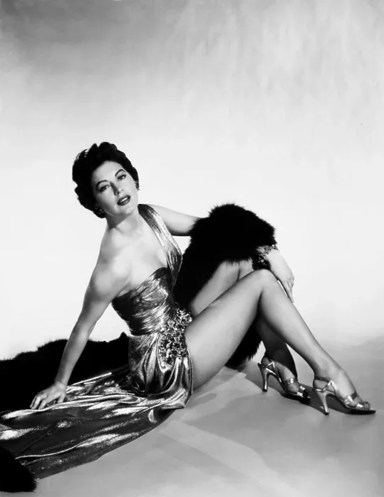 Framed Print : Ava Gardner, ca. mid-1950s Framed Print : Ava Gardner, ca. mid-1950s