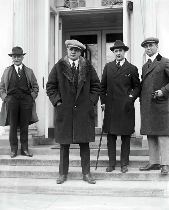 Framed Print : Babe Ruth at the White House, 1921