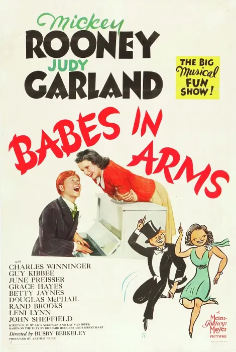 Framed Print : BABES IN ARMS, Mickey Rooney, Judy Garland, 1939