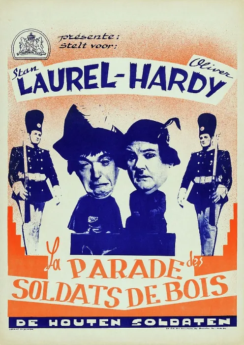 Framed Print : BABES IN TOYLAND, (aka MARCH OF THE WOODEN SOLDIERS, aka LA PARADE DES SOLDATES DE BOIS), l-r: Stan Laurel, Oliver Hardy on Belgian poster art, 1934 Framed Print : BABES IN TOYLAND, (aka MARCH OF THE WOODEN SOLDIERS, aka LA PARADE DES SOLDATES DE BOIS), l-r: Stan Laurel, Oliver Hardy on Belgian poster art, 1934