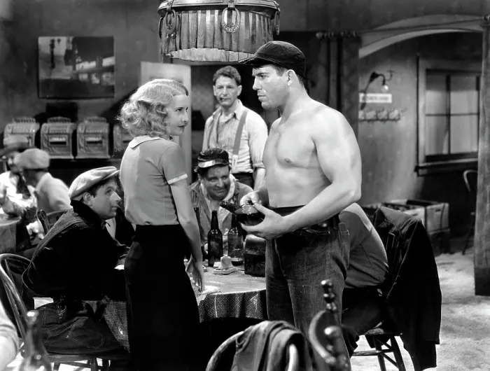 Framed Print : BABY FACE, Barbara Stanwyck, Nat Pendleton, 1933