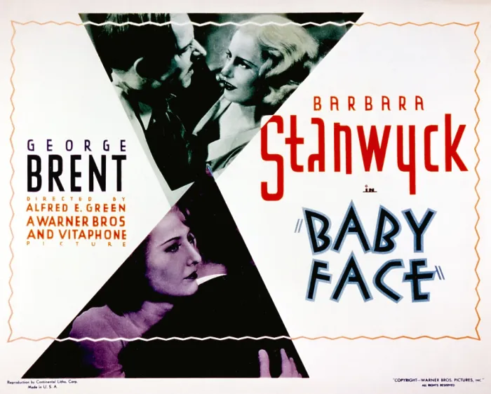 Framed Print : BABY FACE, Douglass Dumbrille, Barbara Stanwyck, 1933