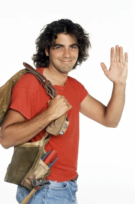 Framed Print : BABY TALK, George Clooney, 1990