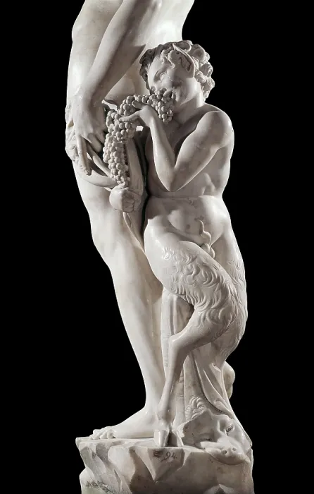 Framed Print : Baccus, by Michelangelo Buonarroti, 1496 - 1497, 15th Century, marble - Italy, Tuscany, Florence, National Museum of Bargello. Detail Framed Print : Baccus, by Michelangelo Buonarroti, 1496 - 1497, 15th Century, marble - Italy, Tuscany, Florence, National Museum of Bargello. Detail