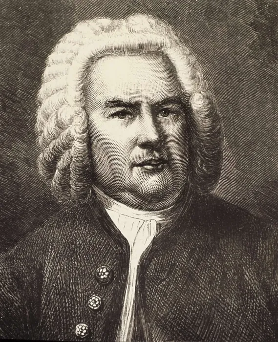 Framed Print : BACH, Johann Sebastian (1685-1750). Engraving. AISA / Everett Collection**US SALES ONLY** Framed Print : BACH, Johann Sebastian (1685-1750). Engraving. AISA / Everett Collection**US SALES ONLY**