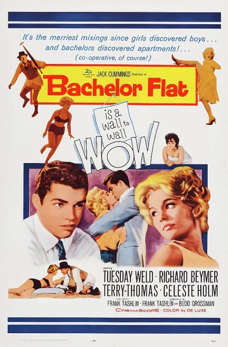 Framed Print : BACHELOR FLAT, US poster art, from left: Richard Beymer, Tuesday Weld, 1962, TM & Copyright 20th Century Fox Film Corp. All rights reserved / Courtesy: Everett Collection