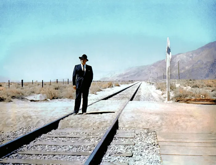 Framed Print : BAD DAY AT BLACK ROCK, Spencer Tracy, 1955