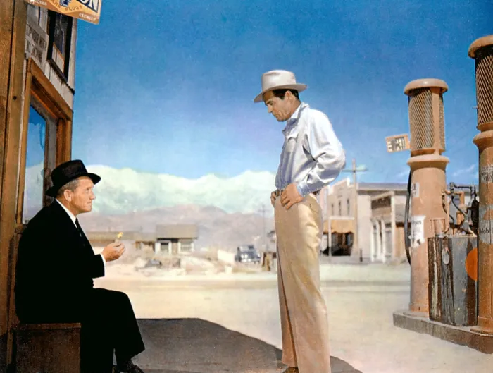 Framed Print : BAD DAY AT BLACK ROCK, Spencer Tracy, Robert Ryan, 1955 Framed Print : BAD DAY AT BLACK ROCK, Spencer Tracy, Robert Ryan, 1955