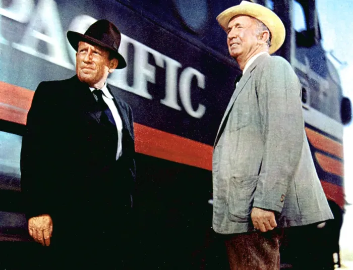 Framed Print : BAD DAY AT BLACK ROCK, Spencer Tracy, Walter Brennan, 1955 Framed Print : BAD DAY AT BLACK ROCK, Spencer Tracy, Walter Brennan, 1955