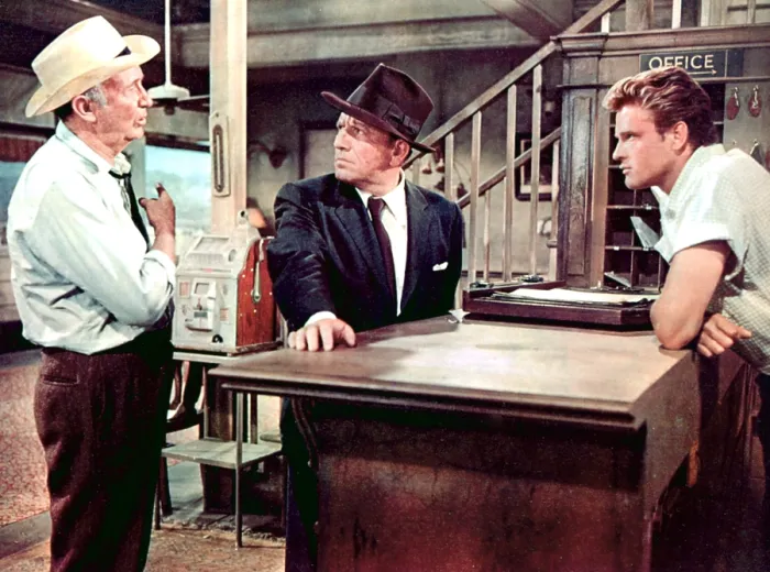 Framed Print : BAD DAY AT BLACK ROCK, Walter Brennan, Spencer Tracy, John Ericson, 1955 Framed Print : BAD DAY AT BLACK ROCK, Walter Brennan, Spencer Tracy, John Ericson, 1955