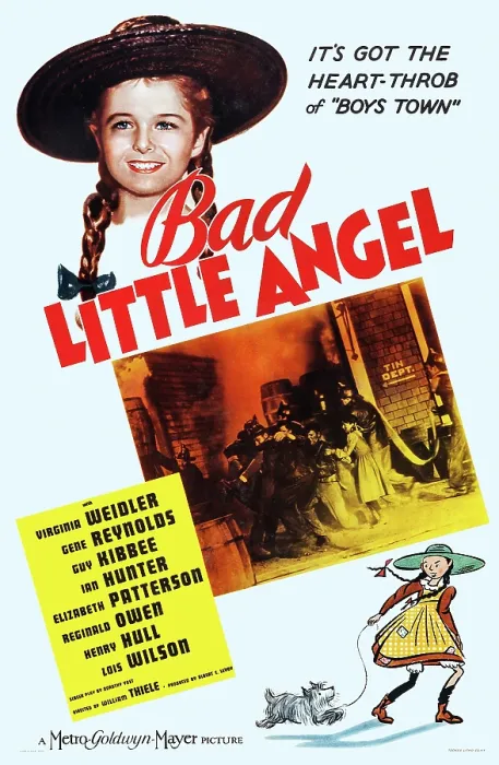 Framed Print : BAD LITTLE ANGEL, US poster art, Virginia Weidler, 1939 Framed Print : BAD LITTLE ANGEL, US poster art, Virginia Weidler, 1939