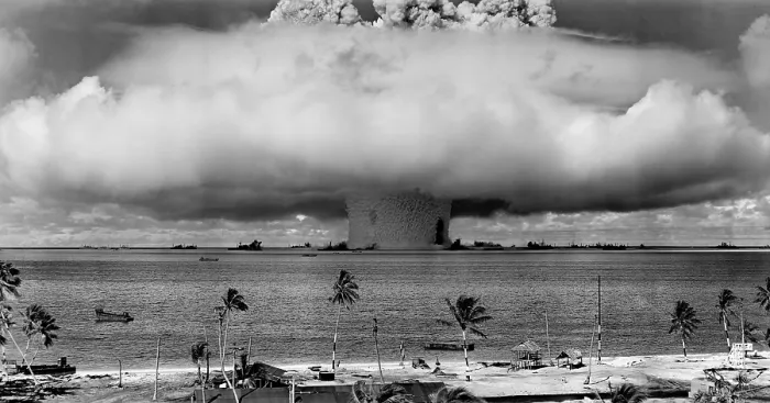 Framed Print : The BAKER test of Operation Crossroads, July 25, 1946