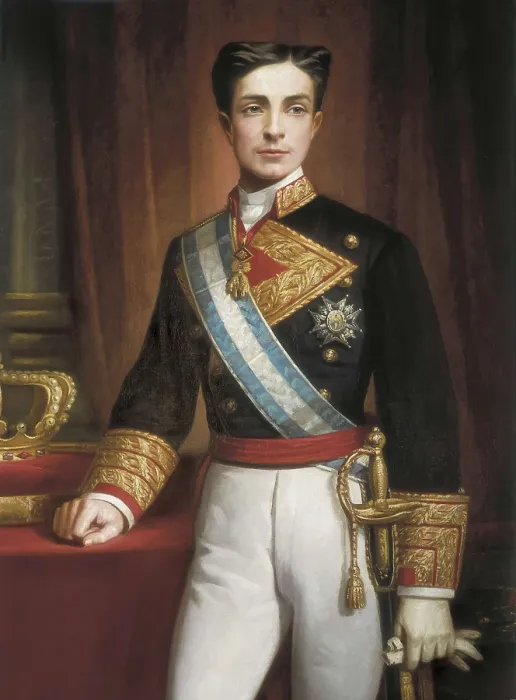 Framed Print : BALACA y CANSECO, Eduardo (1840-1914). Alfonso XII. 1877. Oil on canvas. SPAIN. Madrid. Real Casa de la Aduana. AISA / Everett Collection**US SALES ONLY**