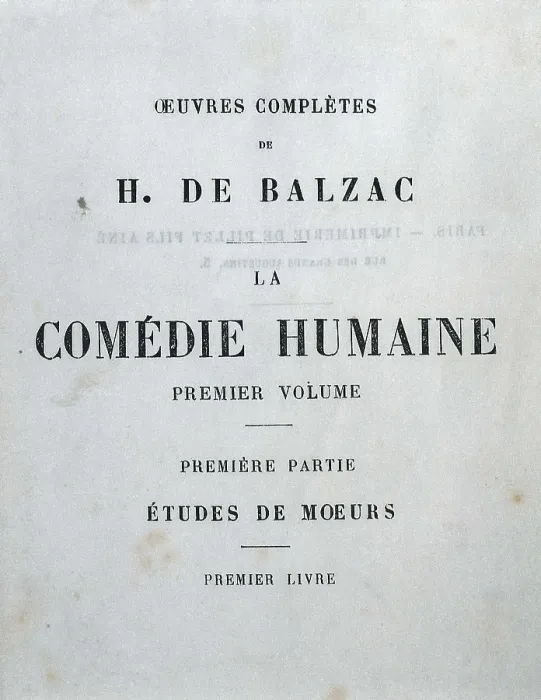 Framed Print : BALZAC, Honor de (1799-1850). Front page of 'La Comdie humaine'. Edition published in Paris in 1863. AISA / Everett Collection**US SALES ONLY** Framed Print : BALZAC, Honor de (1799-1850). Front page of 'La Comdie humaine'. Edition published in Paris in 1863. AISA / Everett Collection**US SALES ONLY**