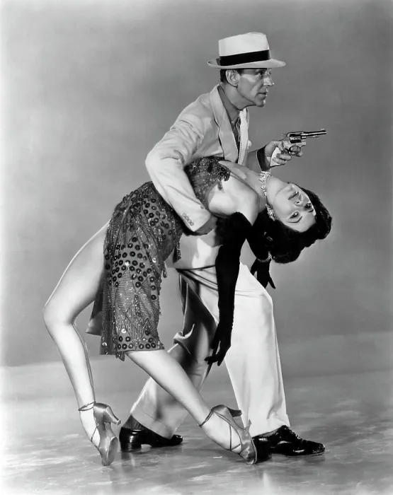 Framed Print : THE BAND WAGON, Cyd Charisse, Fred Astaire, 1953