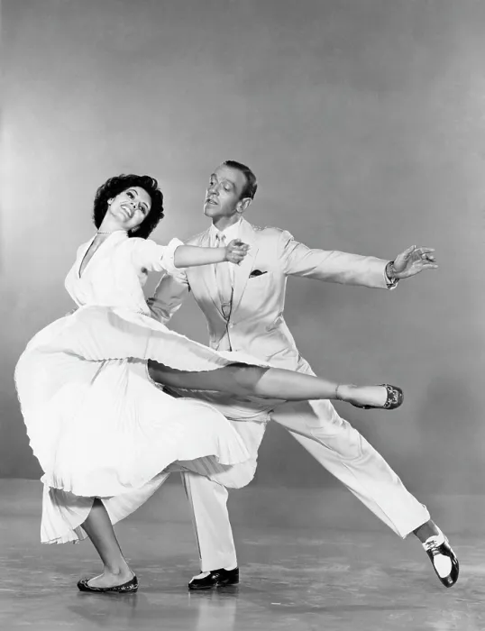 Framed Print : THE BAND WAGON, from left: Cyd Charisse, Fred Astaire, 1953