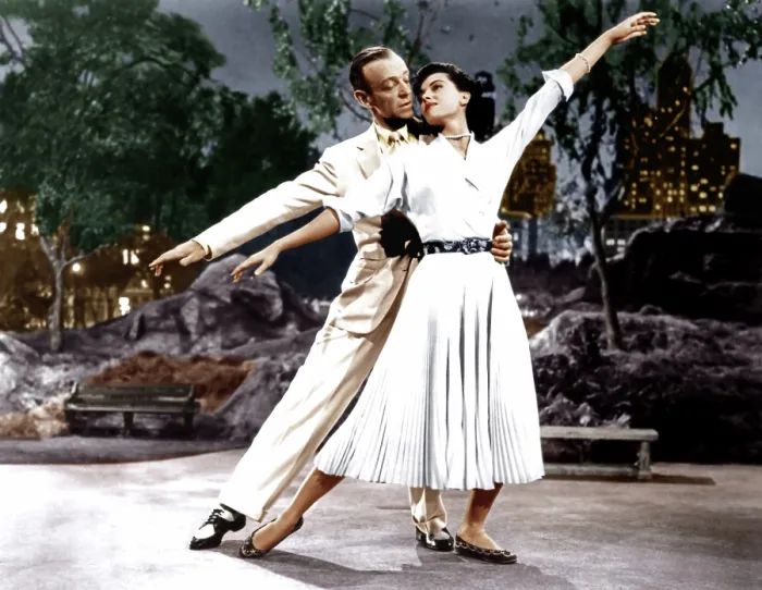 Framed Print : THE BAND WAGON, from left: Fred Astaire, Cyd Charisse, 1953 Framed Print : THE BAND WAGON, from left: Fred Astaire, Cyd Charisse, 1953