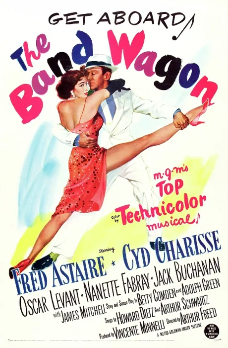 Framed Print : THE BAND WAGON, US poster, Cyd Charisse, Fred Astaire, 1953