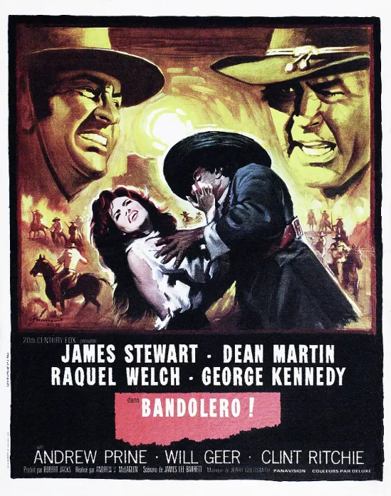 Framed Print : BANDOLERO!, US poster, top left: Dean Martin, James Stewart, 1968 Framed Print : BANDOLERO!, US poster, top left: Dean Martin, James Stewart, 1968