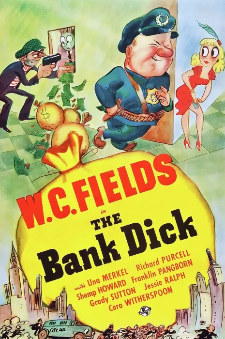 Framed Print : THE BANK DICK, top center: W.C. Fields, 1940 Framed Print : THE BANK DICK, top center: W.C. Fields, 1940