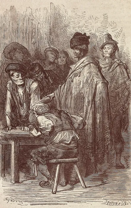 Framed Print : Bar un Madrid. Illustration from Charles Davillier's Voyage en Espagne', published in 'El Museo Universal', 1861. Engraving. SPAIN. Madrid. National Library