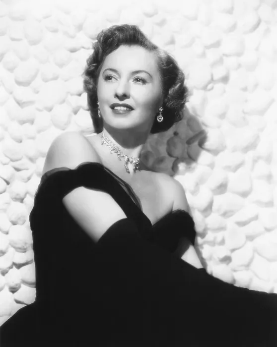 Framed Print : Barbara Stanwyck, Paramount portrait, circa 1950