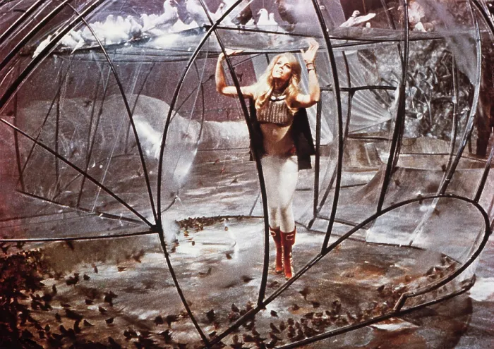 Framed Print : BARBARELLA, Jane Fonda, 1968 Framed Print : BARBARELLA, Jane Fonda, 1968