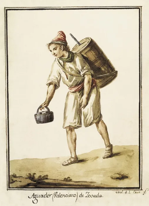 Framed Print : Barley water carrier. SPAIN. Madrid. Museo de Historia. AISA / Everett Collection (18171)**US SALES ONLY**