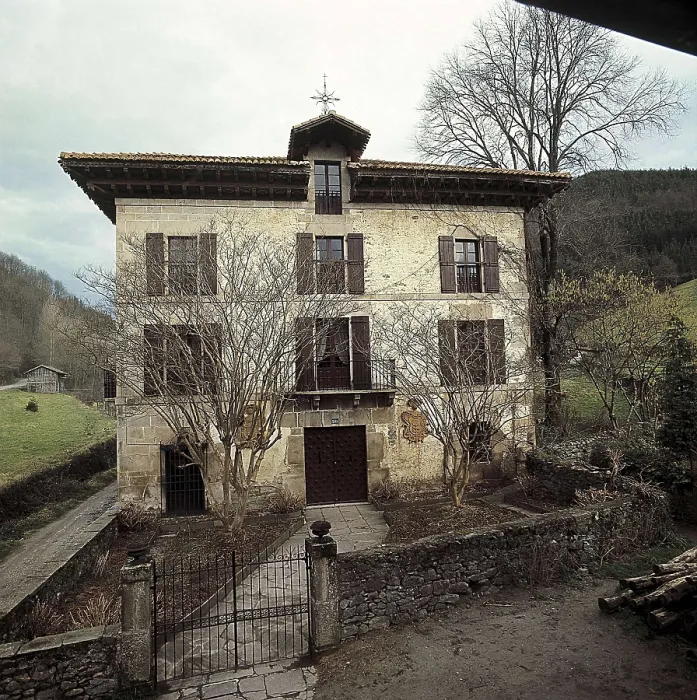 Framed Print : BAROJA NESSI, Po (1872-1956). Casern de Iztea (rambling house), residence of Pio Baroja for many years. SPAIN. NAVARRE. Vera del Bidasoa. AISA / Everett Collection**US SALES ONLY**