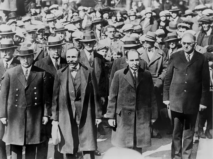 Framed Print : Bartolomeo Vanzetti (left) and Nicola Sacco, manacled together before they received death sentences for payroll guard murder they were convicted of seven years earlier Framed Print : Bartolomeo Vanzetti (left) and Nicola Sacco, manacled together before they received death sentences for payroll guard murder they were convicted of seven years earlier