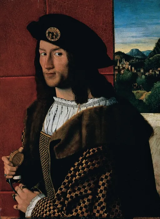 Framed Print : Bartolomeo Veneto, Portrait of a Gentleman, 1512, 16th Century, oil on panel, Italy, Lazio, Rome, National Gallery of Ancient Art of Palazzo Barberini Framed Print : Bartolomeo Veneto, Portrait of a Gentleman, 1512, 16th Century, oil on panel, Italy, Lazio, Rome, National Gallery of Ancient Art of Palazzo Barberini