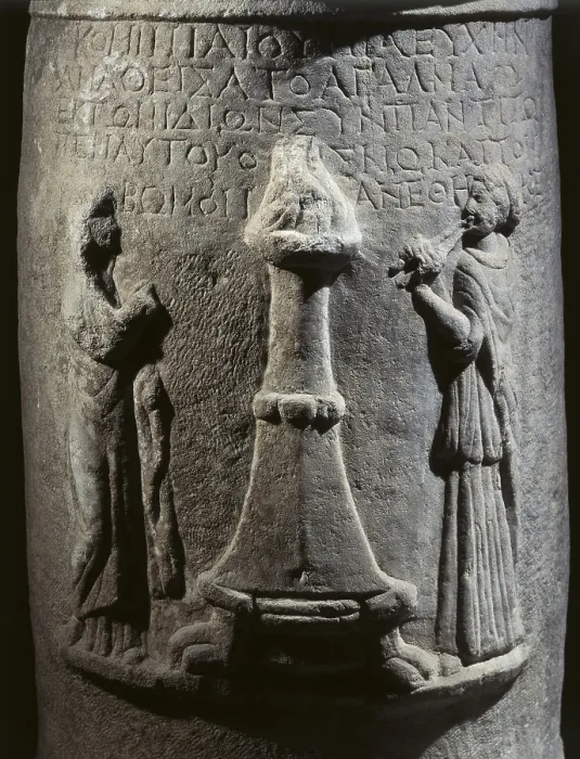 Framed Print : Base of a column with a sacrifice scene. From the Temple of Artemis. Greek art. Relief on rock. TURKEY. Seluk. Ephesus Archaeology Museum. Proc: TURKEY. Seluk. Ephesus. - J Framed Print : Base of a column with a sacrifice scene. From the Temple of Artemis. Greek art. Relief on rock. TURKEY. Seluk. Ephesus Archaeology Museum. Proc: TURKEY. Seluk. Ephesus. - J