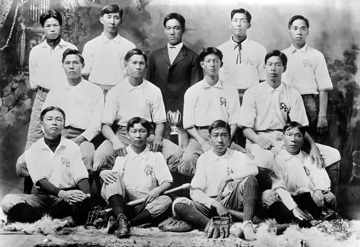 Framed Print : Baseball. Chinese-American baseball club, Honolulu, Hawaii, 1910 Framed Print : Baseball. Chinese-American baseball club, Honolulu, Hawaii, 1910