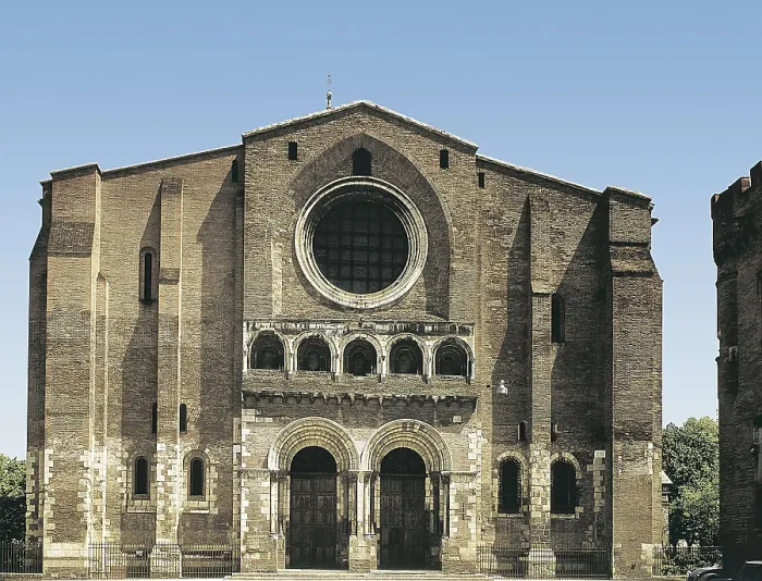 Framed Print : Basilica of Saint-Sernin. 1075. FRANCE. MIDI-PYRNES. HAUTE-GARONNE. Toulouse. Saint-Sernin Basilica. Romanesque art. AISA / Everett Collection**US SALES ONLY**