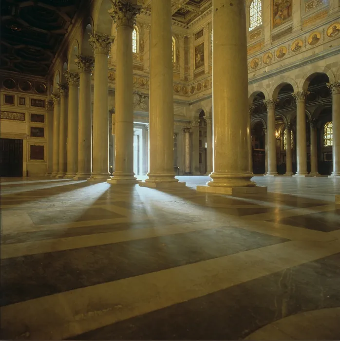 Framed Print : Basilica of St. Paul outside the Walls (Basilica di San Paolo fuori le Mura), by Pasquale Belli, 4th Century - Italy, Latium, Rome, Basilica of St. Paul outside the Walls. Detail Framed Print : Basilica of St. Paul outside the Walls (Basilica di San Paolo fuori le Mura), by Pasquale Belli, 4th Century - Italy, Latium, Rome, Basilica of St. Paul outside the Walls. Detail