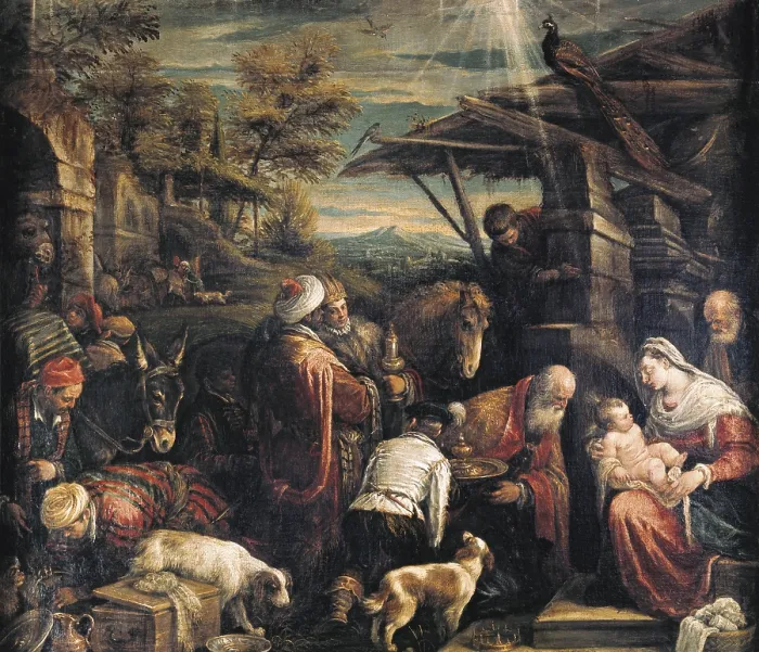 Framed Print : BASSANO, Francesco (1540-1592). The Adoration of the Magi. 2nd half 16th c. Renaissance art. Cinquecento. Oil on canvas. SPAIN. Madrid. Prado Museum Framed Print : BASSANO, Francesco (1540-1592). The Adoration of the Magi. 2nd half 16th c. Renaissance art. Cinquecento. Oil on canvas. SPAIN. Madrid. Prado Museum