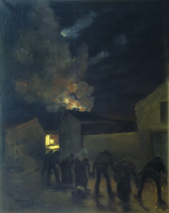 Framed Print : BASTIEN-LEPAGEJules (1848-1884). The Chain. ca. 1870. Naturalism. Oil on canvas. BELGIUM. Tournai. Fine Arts Museum. AISA / Everett Collection (84767)**US SALES ONLY**