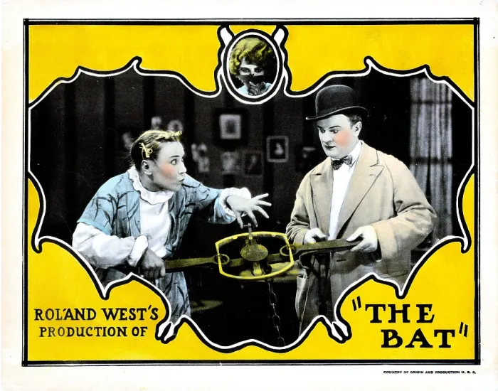 Framed Print : THE BAT, lobbycard, from left: Louise Fazenda, Eddie Gribbon, 1926