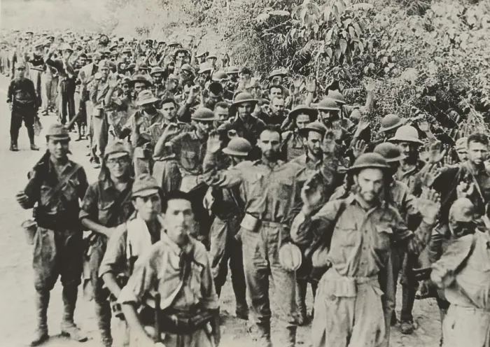 Framed Print : Bataan Death March, when about 12, 000 American and 63, 000 Filipino POWs were force-marched Framed Print : Bataan Death March, when about 12, 000 American and 63, 000 Filipino POWs were force-marched