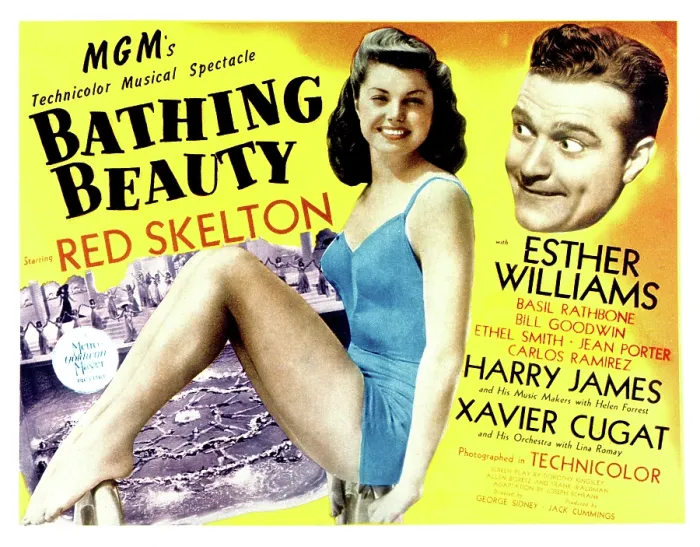 Framed Print : BATHING BEAUTY, Esther Williams, Red Skelton, 1944 Framed Print : BATHING BEAUTY, Esther Williams, Red Skelton, 1944
