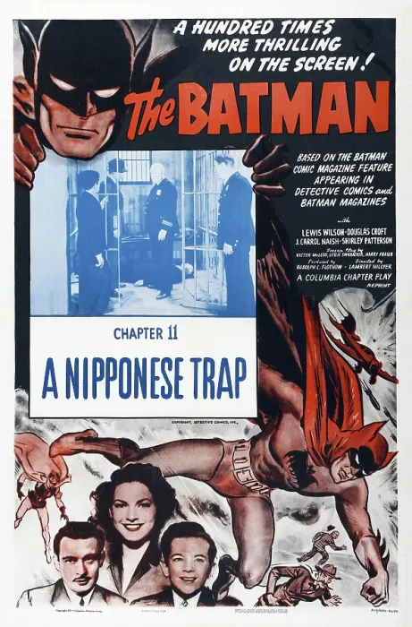 Framed Print : THE BATMAN, top left and bottom right: Lewis Wilson (as Batman) in Chapter 11: A Nipponese Trap, 1943 Framed Print : THE BATMAN, top left and bottom right: Lewis Wilson (as Batman) in Chapter 11: A Nipponese Trap, 1943