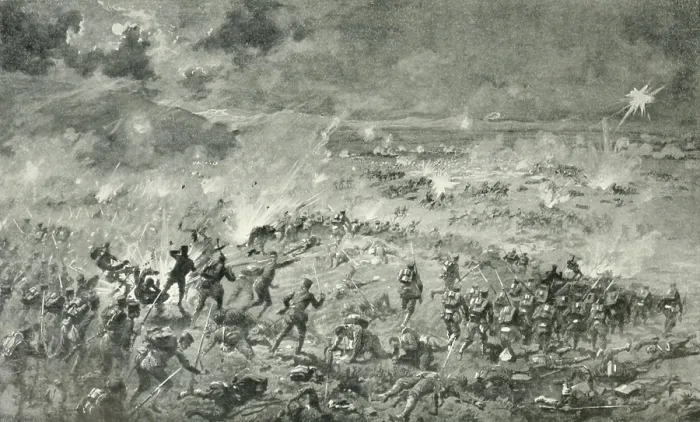 Framed Print : Battle of Liaoyang, a major land battle of the Russo-Japanese War, began on August 27, 1904