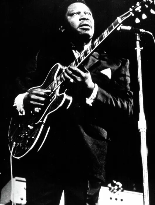 Framed Print : B.B. KING and LUCILLE, c. late 1960s-early 1970s. Courtesy: CSU Archives / Everett Collection Framed Print : B.B. KING and LUCILLE, c. late 1960s-early 1970s. Courtesy: CSU Archives / Everett Collection