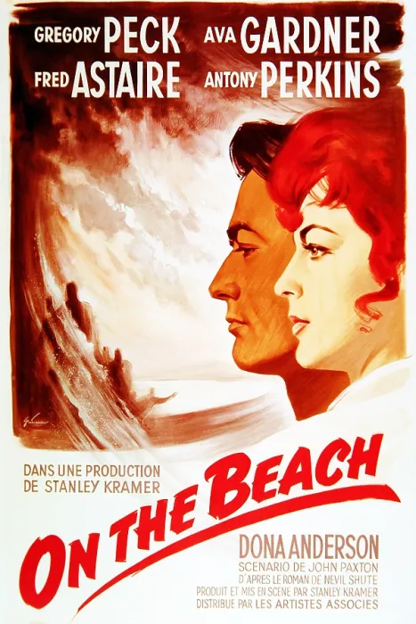 Framed Print : ON THE BEACH, from left: Gregory Peck, Ava Gardner, on French poster art, 1959 onthebea-02fr1(onthebea-02fr1)