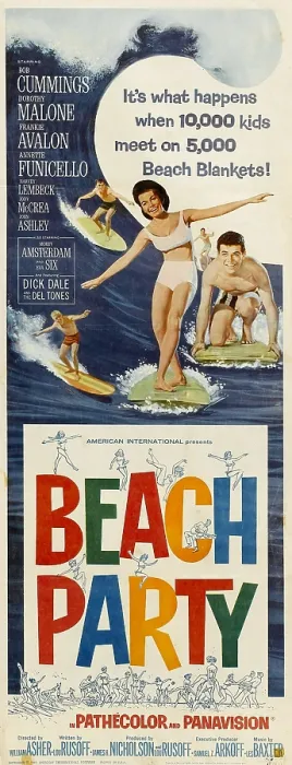 Framed Print : BEACH PARTY, Annette Funicello, Frankie Avalon, 1963 Framed Print : BEACH PARTY, Annette Funicello, Frankie Avalon, 1963