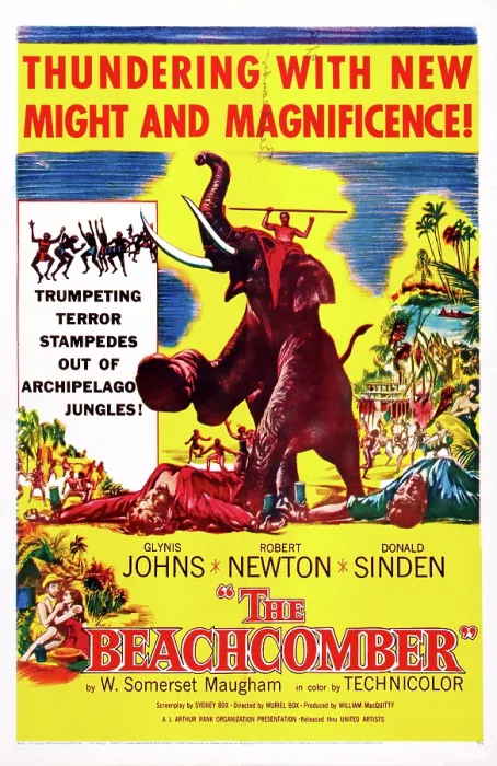 Framed Print : THE BEACHCOMBER, US poster, 1954 Framed Print : THE BEACHCOMBER, US poster, 1954