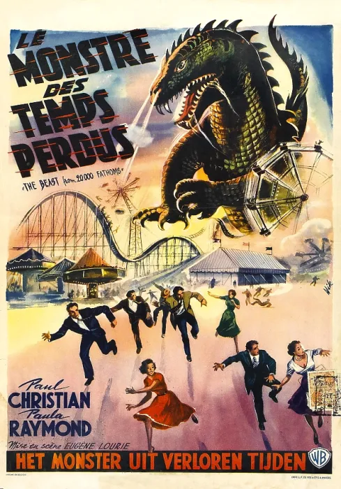 Framed Print : THE BEAST FROM 20, 000 FATHOMS, (aka LE MONSTRE DES TEMPS PERDUS), 1953 Framed Print : THE BEAST FROM 20, 000 FATHOMS, (aka LE MONSTRE DES TEMPS PERDUS), 1953