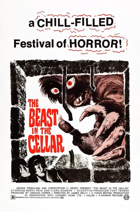 Framed Print : THE BEAST IN THE CELLAR, US poster, 1970