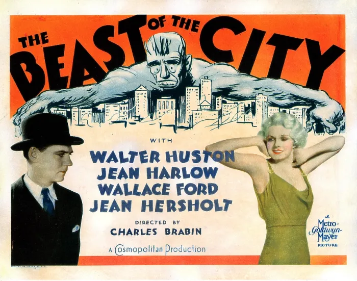 Framed Print : THE BEAST OF THE CITY, from left, Walter Huston, Jean Harlow, 1932 Framed Print : THE BEAST OF THE CITY, from left, Walter Huston, Jean Harlow, 1932
