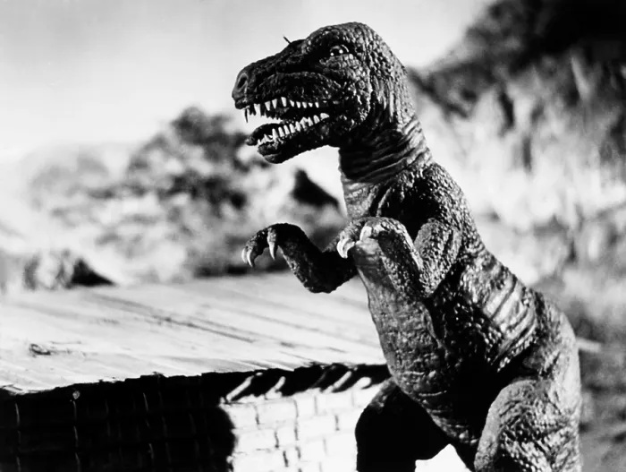 Framed Print : THE BEAST OF HOLLOW MOUNTAIN, 1956